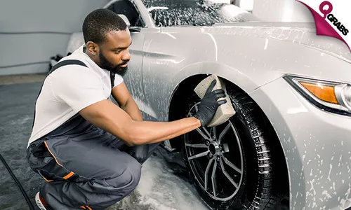 Superior Car Cleaning Package: Seats & Floor Dry Cleaning + AC Sanitation + Exterior Wash & More!